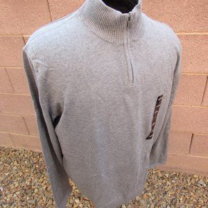 NWT Men's Alfani sweater-solid grey - Size Medium-Lot1B